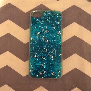 Blue foil iPhone 7/8 phone case
